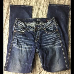 Silver Suki Mid Slim Bootcut 28x31